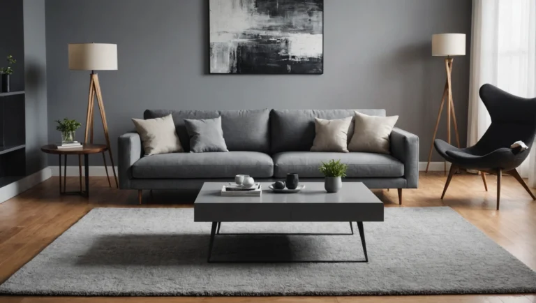 passender teppich zu grauem sofa