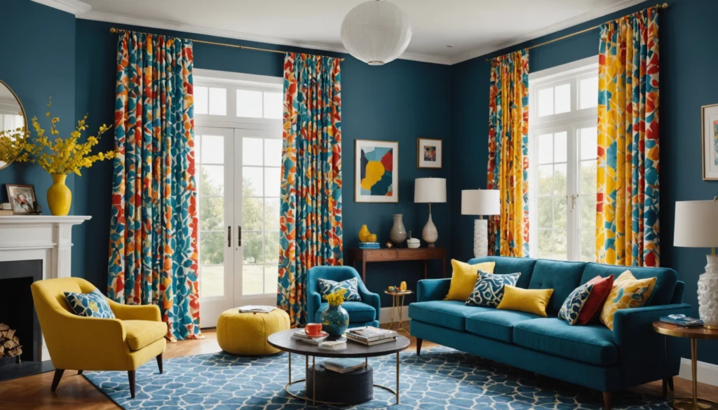 gardinen trend 2023 wohnzimmer