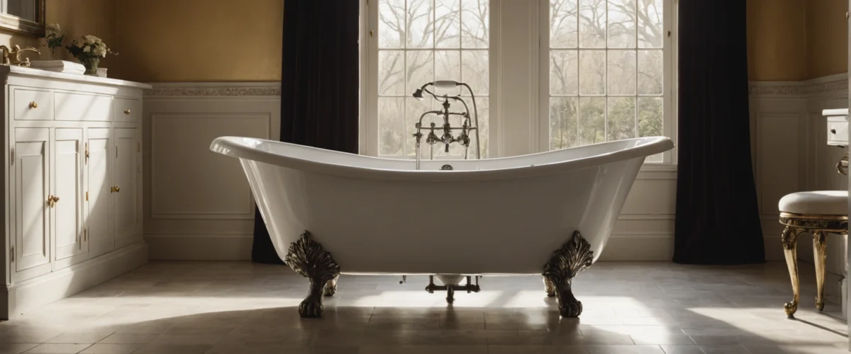 freistehende badewanne mit füße