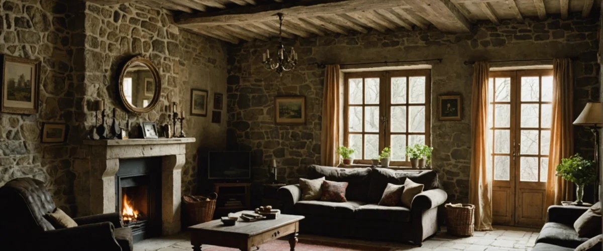 stockflecken an der wand