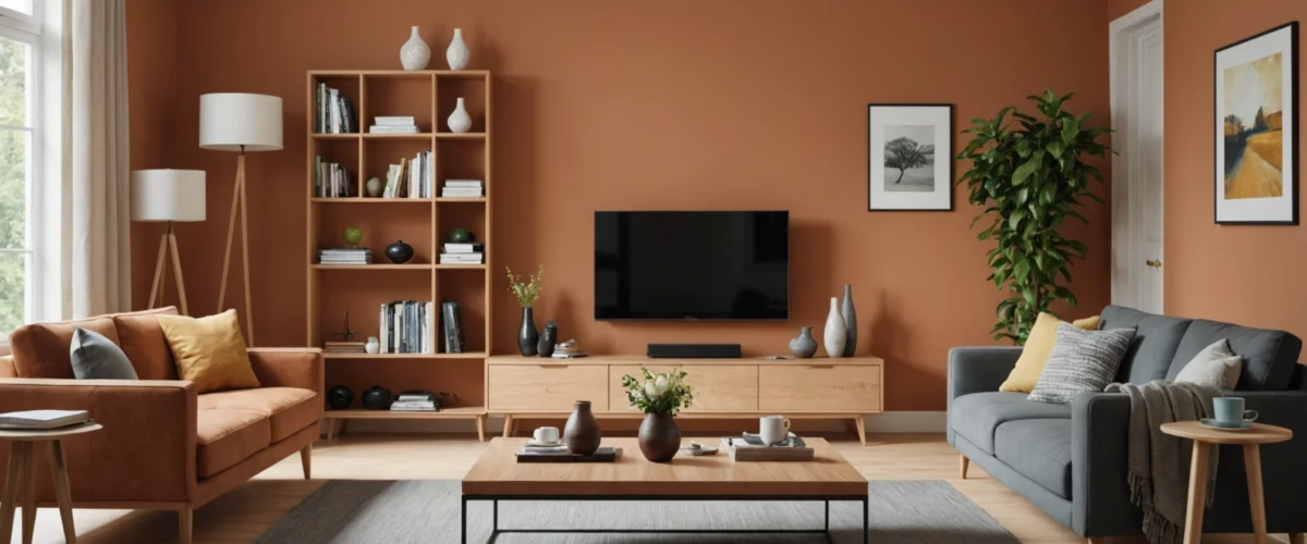 wohnzimmer wandfarbe welche farbe passt zu buche